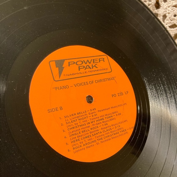 Piano Voices of Christmas - Vintage Vinyl LP Holiday Album - Power Pak Records - Picture 9 of 13